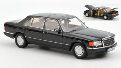 Immagine di MERCEDES 560 SEL 1989 BLACK METALLIC 1:18
