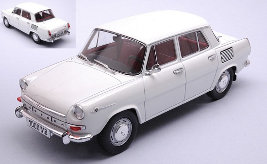Immagine di SKODA 100 MB 1968 WHITE 1:24