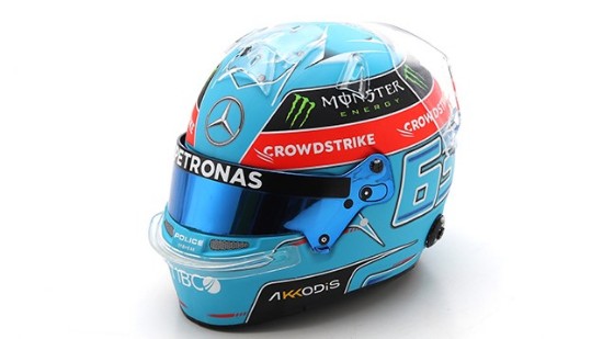 Immagine di CASCO GEORGE RUSSELL 2022 MERCEDES BRAZILIAN GP 1:5