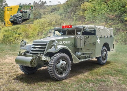 Immagine di M3A1 SCOUT CAR KIT 1:72