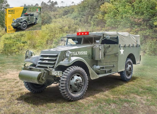 Immagine di M3A1 SCOUT CAR KIT 1:72