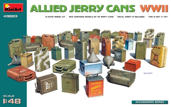 Immagine di ALLIED JERRY CANS WW2 KIT 1:48