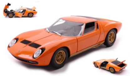 Immagine di LAMBORGHINI MIURA 1971 RED-ORANGE 1:18