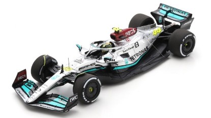 Immagine di MERCEDES F1 W13 LEWIS HAMILTON 2022 N.44 2nd FRENCH GP 1:43