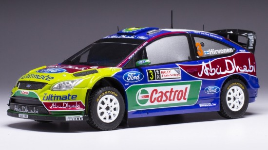Immagine di FORD FOCUS RS WRC N.3 RALLY SARDINIEN 2009 HIRVONEN/LEHTINEN 1:24
