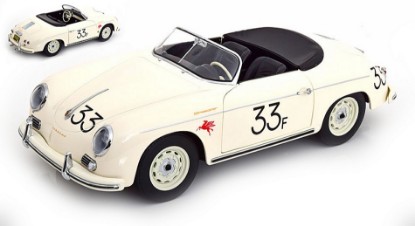 Immagine di PORSCHE 356 A SPEEDSTER N.33 JAMES 1955 WHITE 1:12