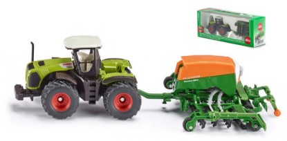 Immagine di TRATTORE CLAAS XERION C/SEMINATRICE AMAZON 1:87