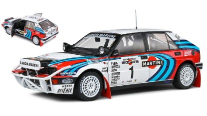 Immagine di LANCIA DELTA HF N.1 RALLY KENYA 1991 W/NIGHT LIGHT RECALDE/CHRISTIE 1:18