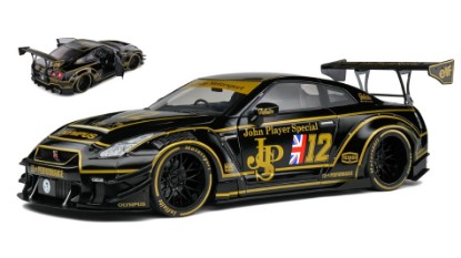 Immagine di NISSAN SKYLINE GT-R (R35) N.12 W/BODY KIT TYPE JPS 2022 BLACK 1:18