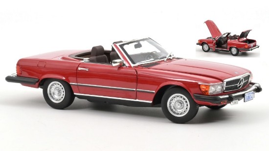 Immagine di MERCEDES 450 SL US VERSION 1979 RED 1:18