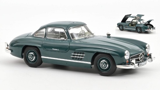 Immagine di MERCEDES 300 SL 1954 GREEN 1:18