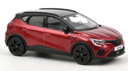 Immagine di RENAULT CAPTUR RIVE GAUCHE 2022 FLAME RED & BLACK 1:43