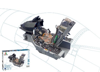 Immagine di F-16 COCKPIT KIT 1:12