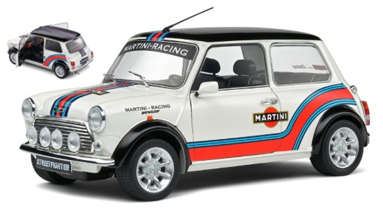 Immagine di MINI COOPER SPORT MARTINI EVOCATION 1998 WHITE  1:18