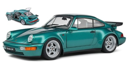Immagine di PORSCHE 964 TURBO 1991 GREEN 1:18