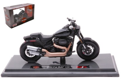 Immagine di HARLEY DAVIDSON FAT BOB 114 2022 BLACK 1:18