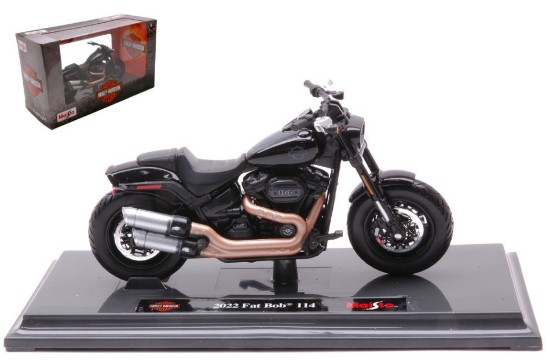 Immagine di HARLEY DAVIDSON FAT BOB 114 2022 BLACK 1:18
