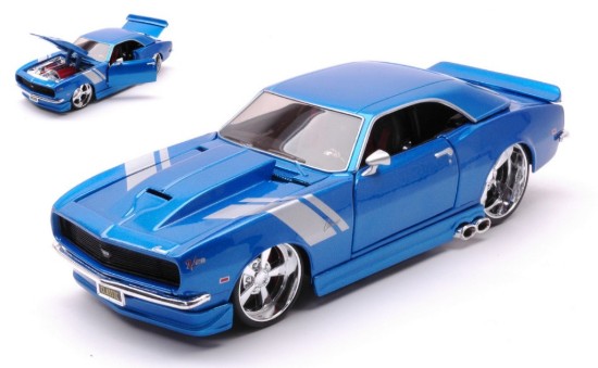 Immagine di CHEVROLET CAMARO Z28 1968 CLASSIC MUSCLE BLUE 1:24