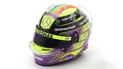 Immagine di CASCO LEWIS HAMILTON 2023 MERCEDES 1:5