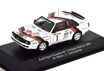 Immagine di AUDI QUATTRO SPORT N.1 STADTE RALLY 1984 ROHRL-GEISTDORFER 1:43