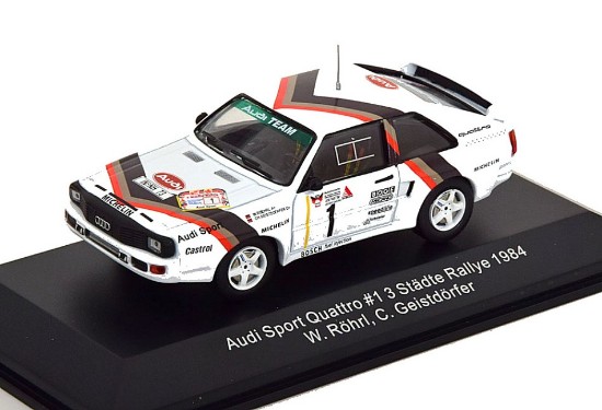 Immagine di AUDI QUATTRO SPORT N.1 STADTE RALLY 1984 ROHRL-GEISTDORFER 1:43