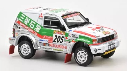 Immagine di MITSUBISHI PAJERO N.205 WINNER DAKAR RALLY 1997 K.SHINOZUKA 1:43