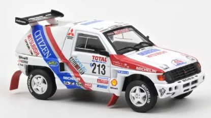 Immagine di MITSUBISHI PAJERO N.213 DAKAR RALLY 1992 K.SHINOZUKA 1:43