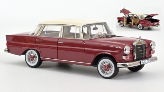 Immagine di MERCEDES 200 1966 RED 1:18