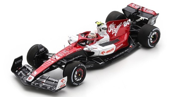 Immagine di ALFA ROMEO F1 ZHOU GUANYU 2022 N.24 10th ITALIAN GP 1:43