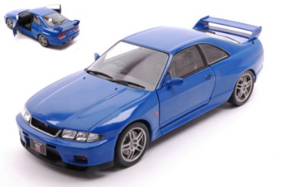 Immagine di NISSAN SKYLINE GT-R (R33) 1997 BLUE RHD 1:24