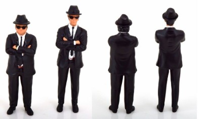 Immagine di FIGURINE SET WITH 2 FIGURINES JAKE AND ELWOOD 1:18