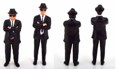 Immagine di FIGURINE SET WITH 2 FIGURINES JAKE AND ELWOOD 1:18