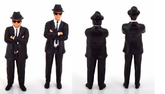 Immagine di FIGURINE SET WITH 2 FIGURINES JAKE AND ELWOOD 1:18