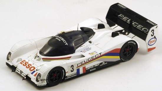 Immagine di PEUGEOT 905 N.3 WINNER LM 1993 E.HELARY-C.BOCHUT-G.BRABHAM 1:18