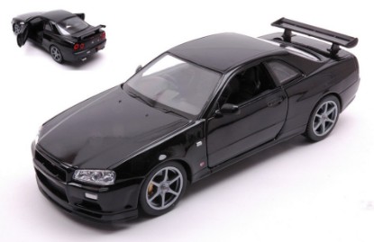Immagine di NISSAN SKYLINE GT-R (R34) BLACK 1:24