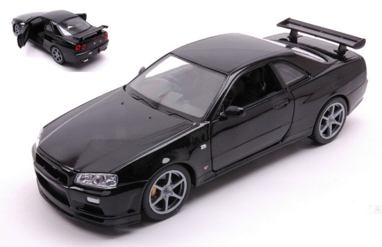Immagine di NISSAN SKYLINE GT-R (R34) BLACK 1:24