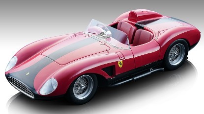Immagine di FERRARI 500 TRC PRESS VERSION 1957 RED/BLACK 1:18