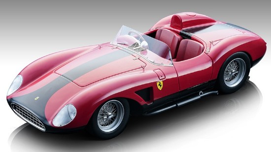 Immagine di FERRARI 500 TRC PRESS VERSION 1957 RED/BLACK 1:18