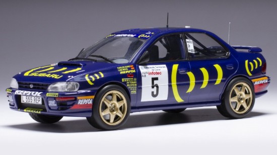 Immagine di SUBARU IMPREZA 555 WRC N.5 RALLY TOUR DE CORSE 1995 SAINZ/MOYA 1:24
