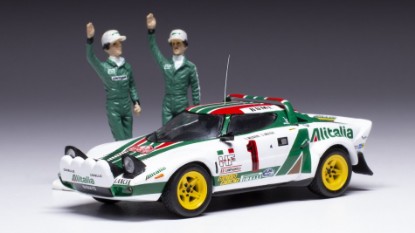 Immagine di LANCIA STRATOS HF N.1 WINN.RALLY MONTE C.1977 W/FIG.MUNARI/MAIGA 1:43