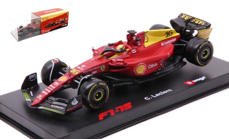 FERRARI F1-75 2022 LECLERC BURAGO 1/43°