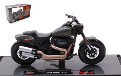 Immagine di HARLEY DAVIDSON FAT BOB 114 OLIVE MATT 1:18