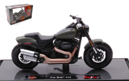 Immagine di HARLEY DAVIDSON FAT BOB 114 OLIVE MATT 1:18