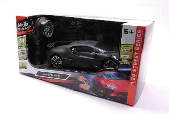 Immagine di BUGATTI DIVO 2019 MATT BLACK RADIOCOMANDO 1:24