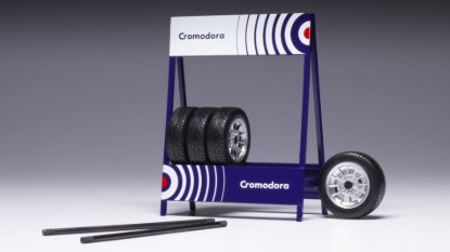 Immagine di SET 4 WHEELS CROMODORA SILVER 1:18
