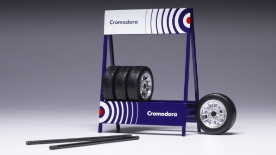 Immagine di SET 4 WHEELS CROMODORA SILVER 1:18
