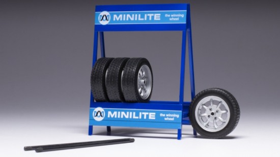 Immagine di SET 4 WHEELS MINI LITE SILVER 1:18
