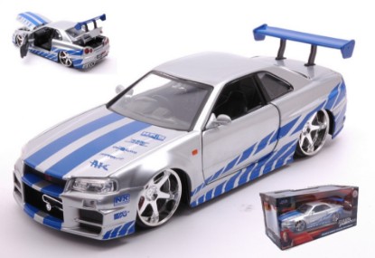 Immagine di BRIAN'S 2002 NISSAN SKYLINE GTR R-34 FAST & FURIOUS 1:24