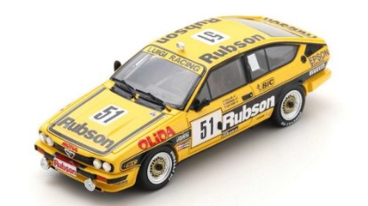 Immagine di ALFA ROMEO ALFETTA GTV6 N.51 24 H SPA 1984 SALAM-PERRIER-THOISY 1:43