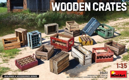 Immagine di WOODEN CRATES KIT 1:35